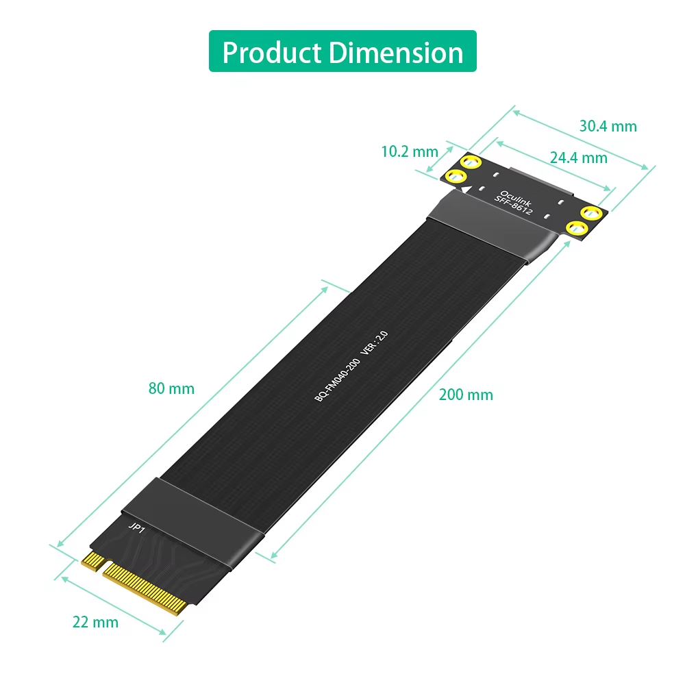 Cavo di prolunga M.2 NVME a Oc - Oculink Egpu Mini Pc recensione e prezzo